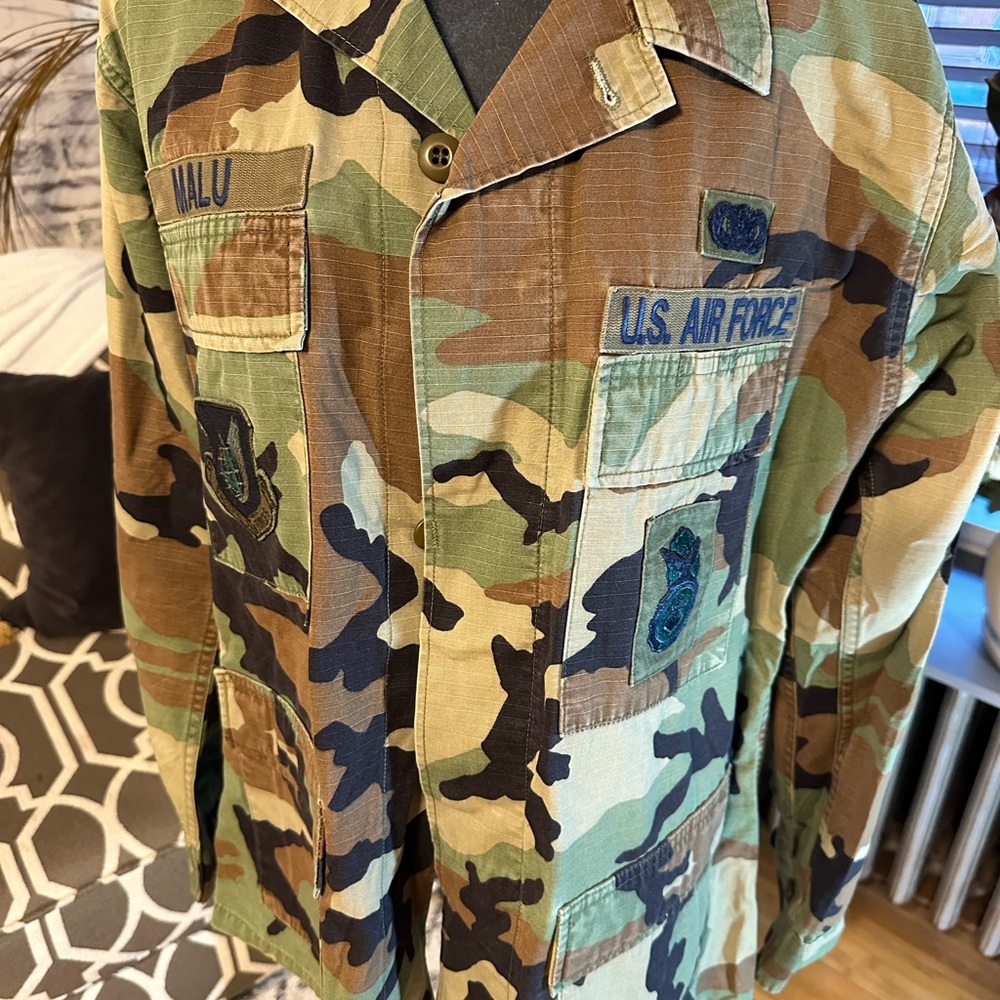 Vintage Military Issued U.S. Air Force Camo Jacket